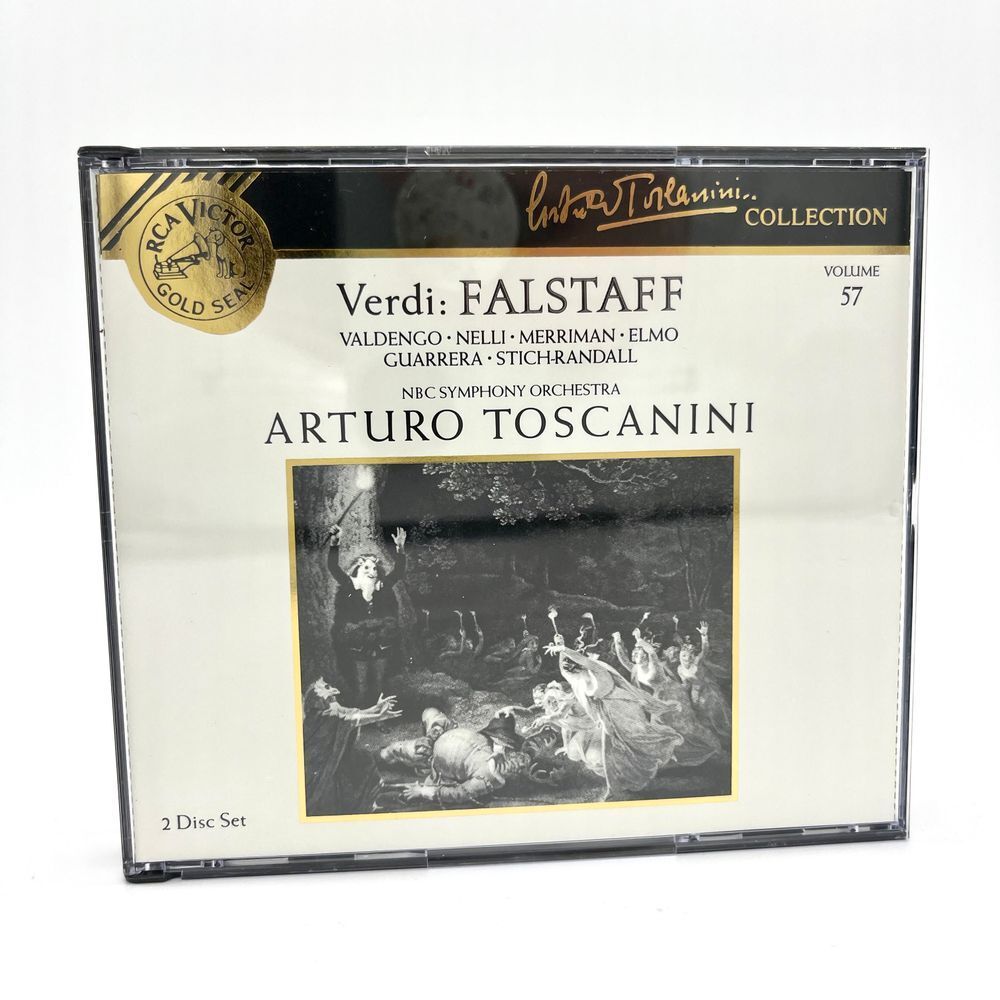 RCA Victor Verdi Falstaff Opera CD‎ Set Toscanini NBC Symphony Orchestra  Vol 57